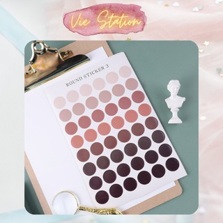 Sticker tròn đa năng để dán, trang trí