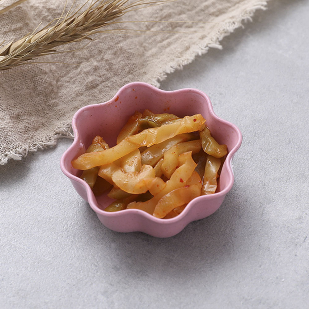 Cod Qipin Simple Mini Seasoning Dish Vinegar Kitchen Heart Shaped Condiments Small Plate Tableware