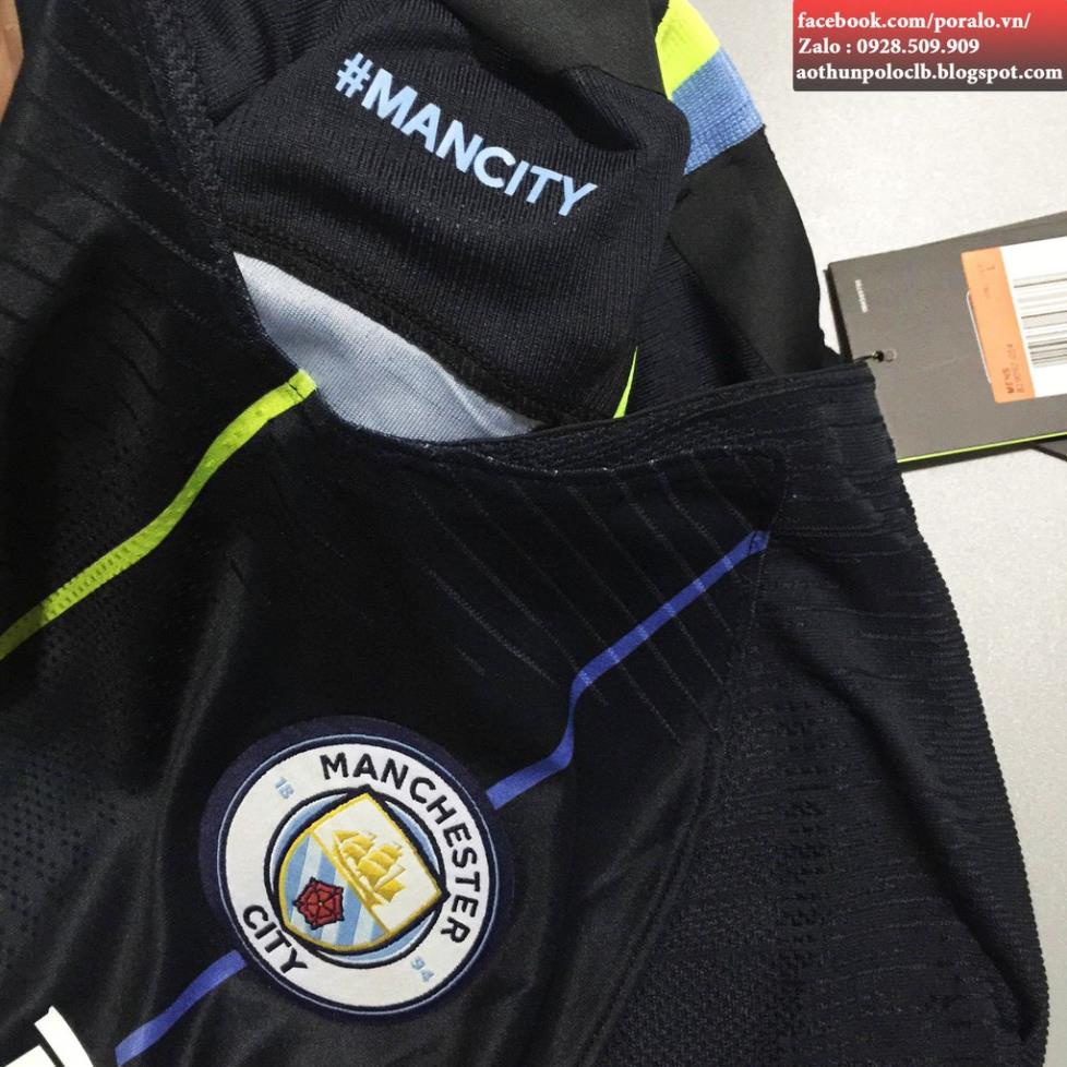 BỘ ÁO ĐẤU MAN CITY 2018-19 SÂN KHÁCH BẢN PLAYER !