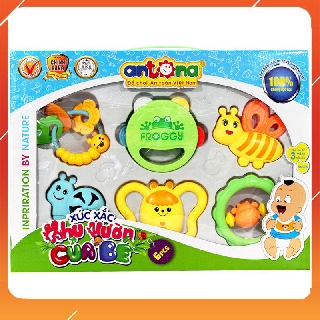Bộ Xúc Xắc Khu Vườn Của Bé Antona Hộp 6 Xúc Xắc