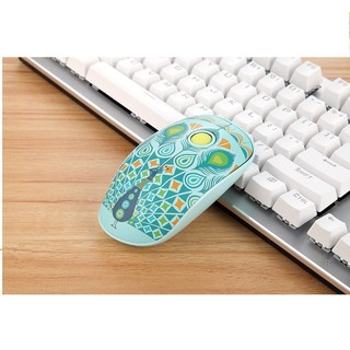 Chuột Không Dây Họa Tiết Kute Forter V8 Slient Mouse