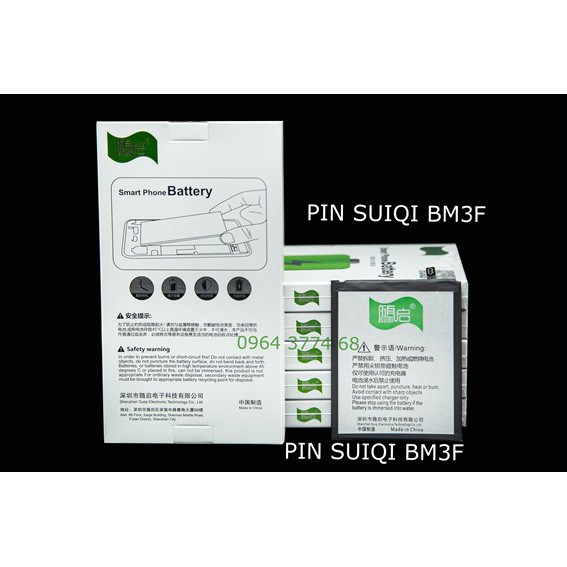 Pin SuiQi dành cho máy Xiaomi Mi 8 Pro / Mi 8 EE Mã pin BM3F