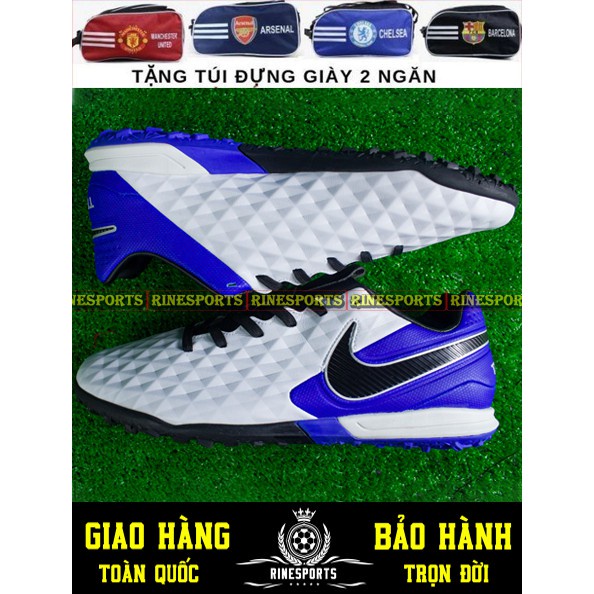 (HÀNG THAILAND) GIÀY BÓNG ĐÁ SÂN CỎ NHÂN TẠO 𝗡𝗶𝗸𝗲 Tempo Superfly trắng xanh.TF.CAM KẾT Y HÌNH-CAM KẾT HÀNG _B&% )