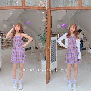 [Mã FAMAYWA2 giảm 10K đơn 50K] Váy 2 dây buộc eo dáng ôm có khóa sau lưng Feel me | BigBuy360 - bigbuy360.vn