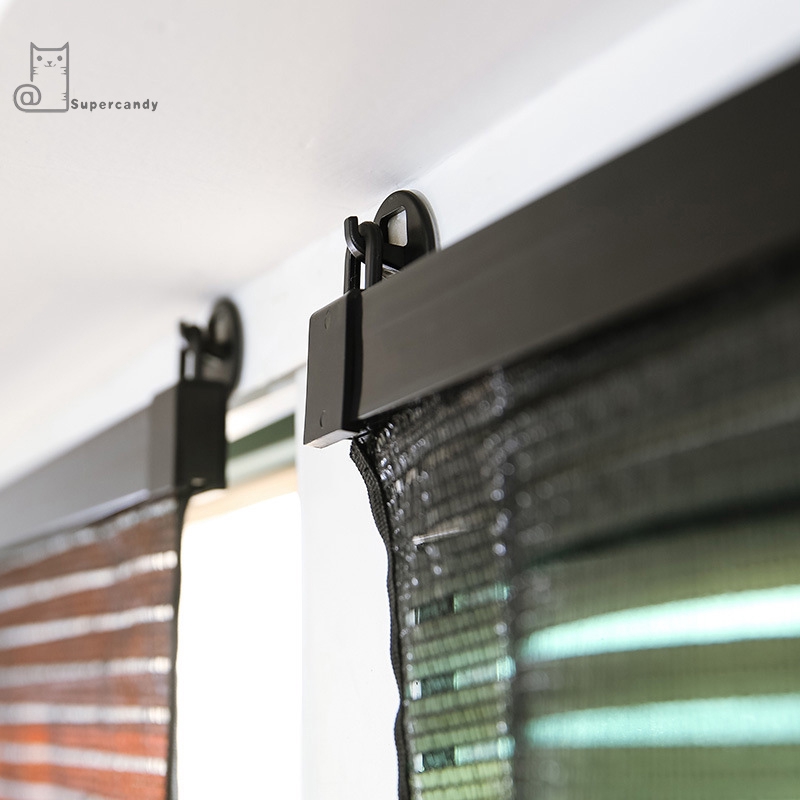 Rèm che nắng treo cửa sổ bằng chất liệu PE có thể cuộn lại tiện dụng cho phòng ngủ/phòng khách