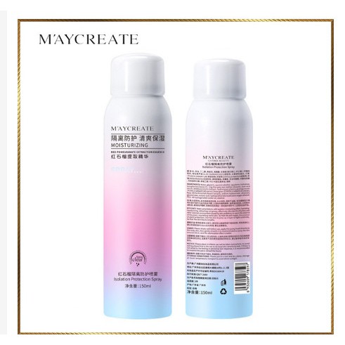 [Giá Sốc] Xịt Chống Nắng Trắng Da Maycreate 150ml Nội Địa Trung