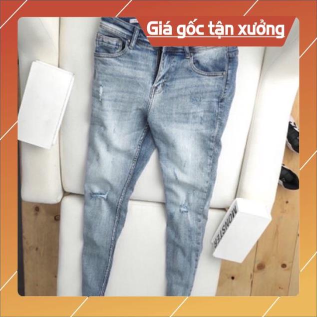 Quần Jean Nam Rách Gối Màu Đen Phong Cách Trẻ Trung Nhiều Mẫu TCS 50 | BigBuy360 - bigbuy360.vn