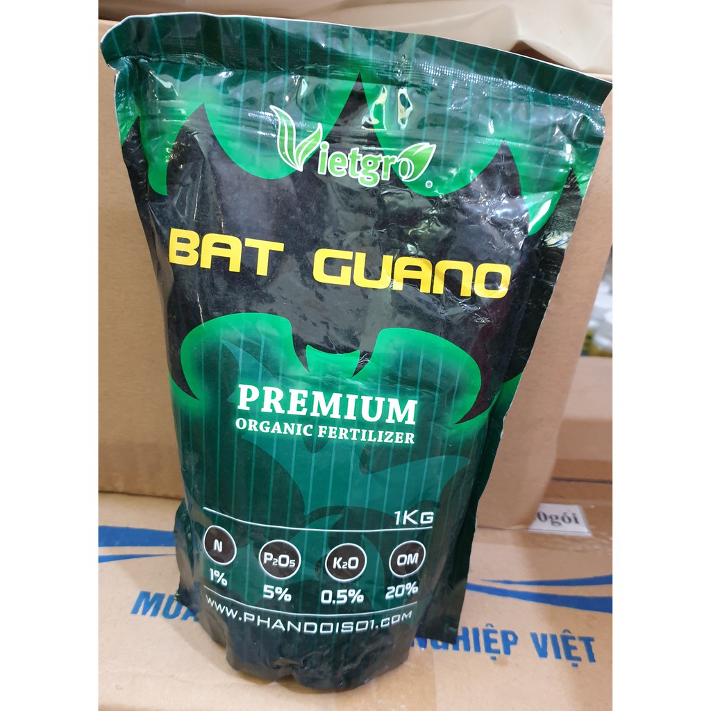 Phân Dơi Bat Guano - Túi 1kg