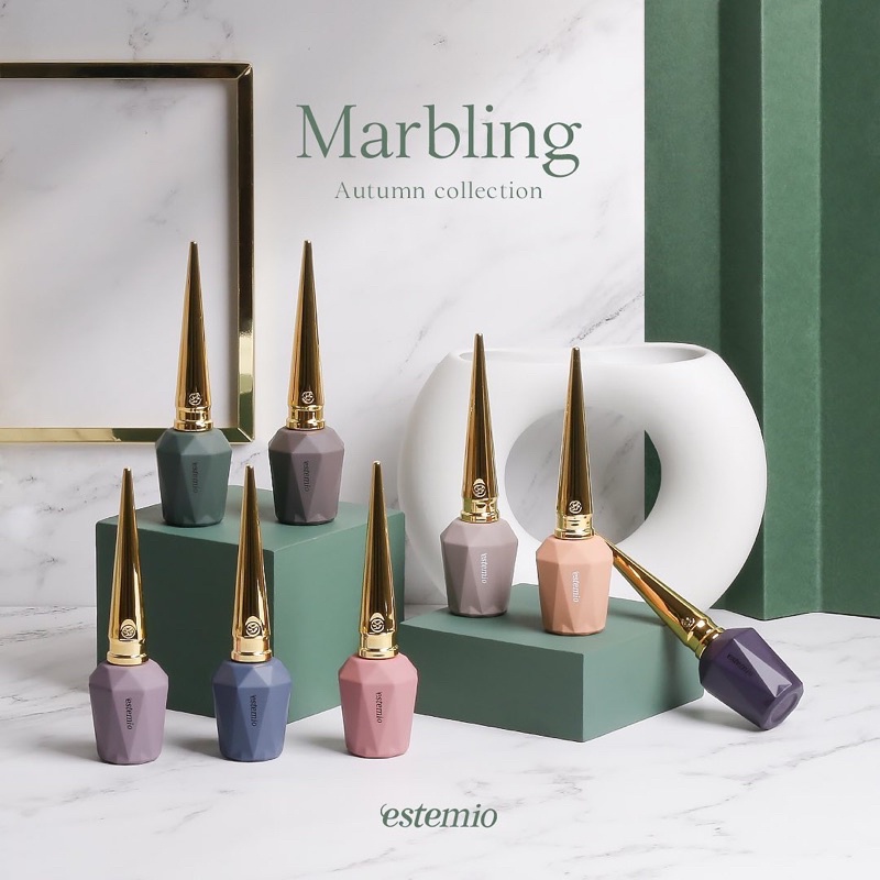 Sơn Estemio chính hãng Hàn Quốc set Marbling 2021
