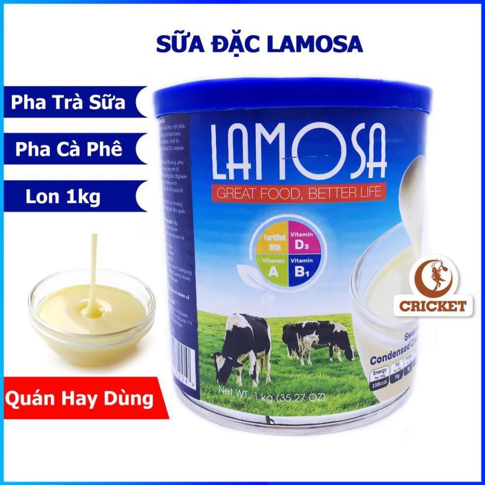 Sữa Đặc Lamosa - Sữa Đặc Lon 1kg Pha Cà Phê Trà Sữa