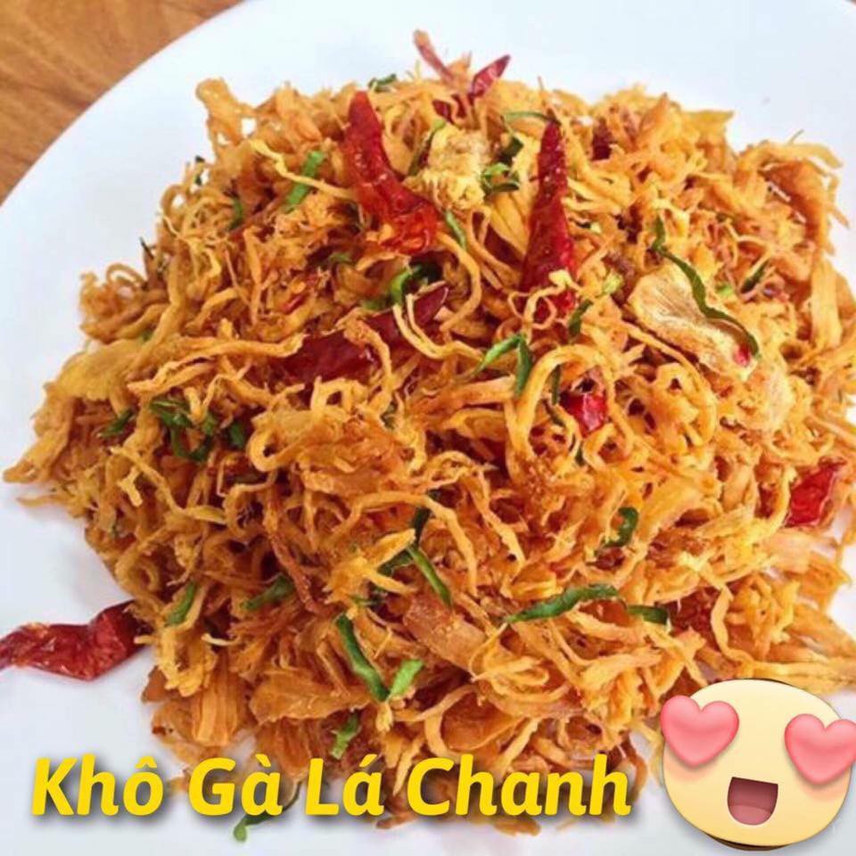 Combo 3KG Khô Gà Lá Chanh Và  2KG Khô Gà Bơ Tỏi (đóng hũ) Viettin Mart