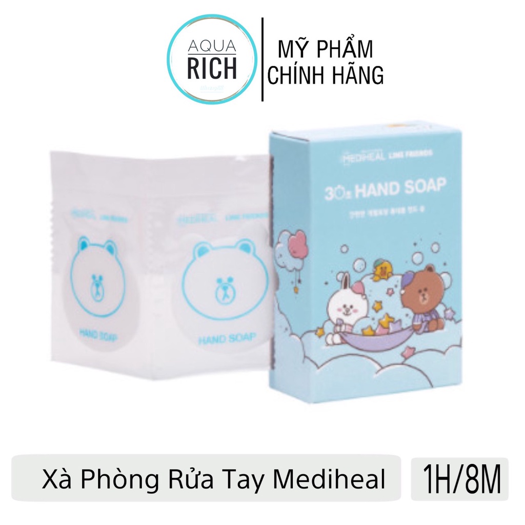 Xà Phòng Rửa Tay Mediheal Line Friends Hand Soap Hộp 8 Miếng