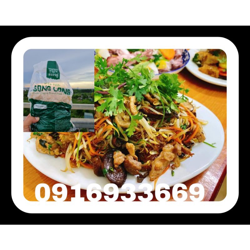 Miến Tươi Song Long  - Gói 1kg - Giá Tốt Nhất - Hàng luôn mới