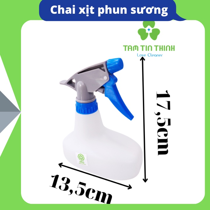 Chai xịt phun sương 350ml, chai xịt hóa chất ( bình rỗng ) IPC MADE IN ITALY