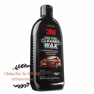 Dung dịch đánh bóng 1 bước – 3m one step cleaner wax pn39006- xóa xước 3m- phá xước