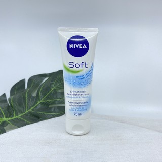 Kem dưỡng da Nivea Soft tuýp 75ml chống nứt nẻ giúp da mịn màng