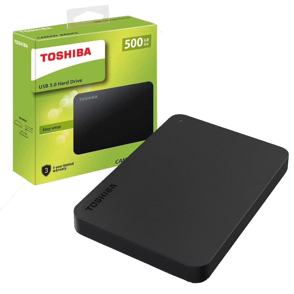 Ổ cứng di động HDD Toshiba 500GB (gắn ngoài)