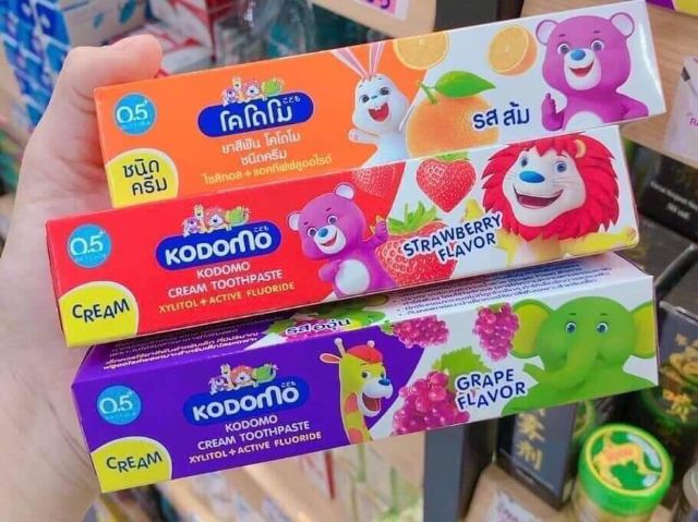 KEM ĐÁNH RĂNG KODOMO 40G THÁI LAN