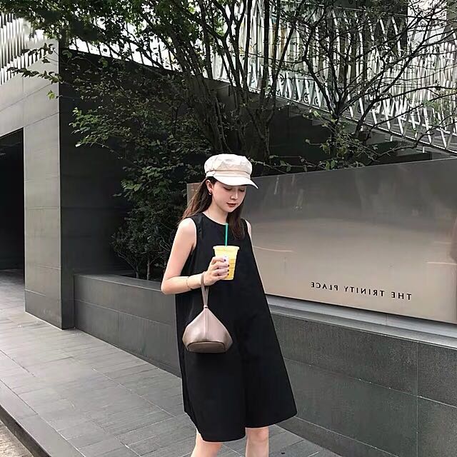 Áo liền quần SUXI dáng rộng phong cách cổ điển thời trang mùa xuân cho nữ