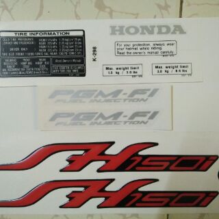 Bộ tem nổi SH  150i ý 2009