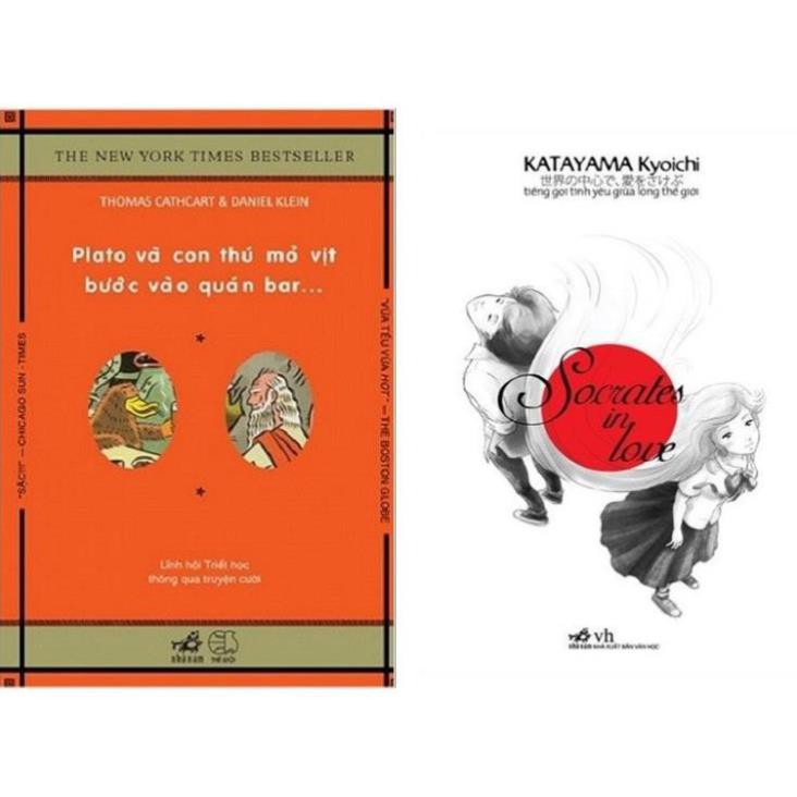 Sách Nhã Nam - Combo Socrates In Love + Plato Và Con Thú Mỏ Vịt Bước Vào Quán Bar - Nhiều Tác Giả