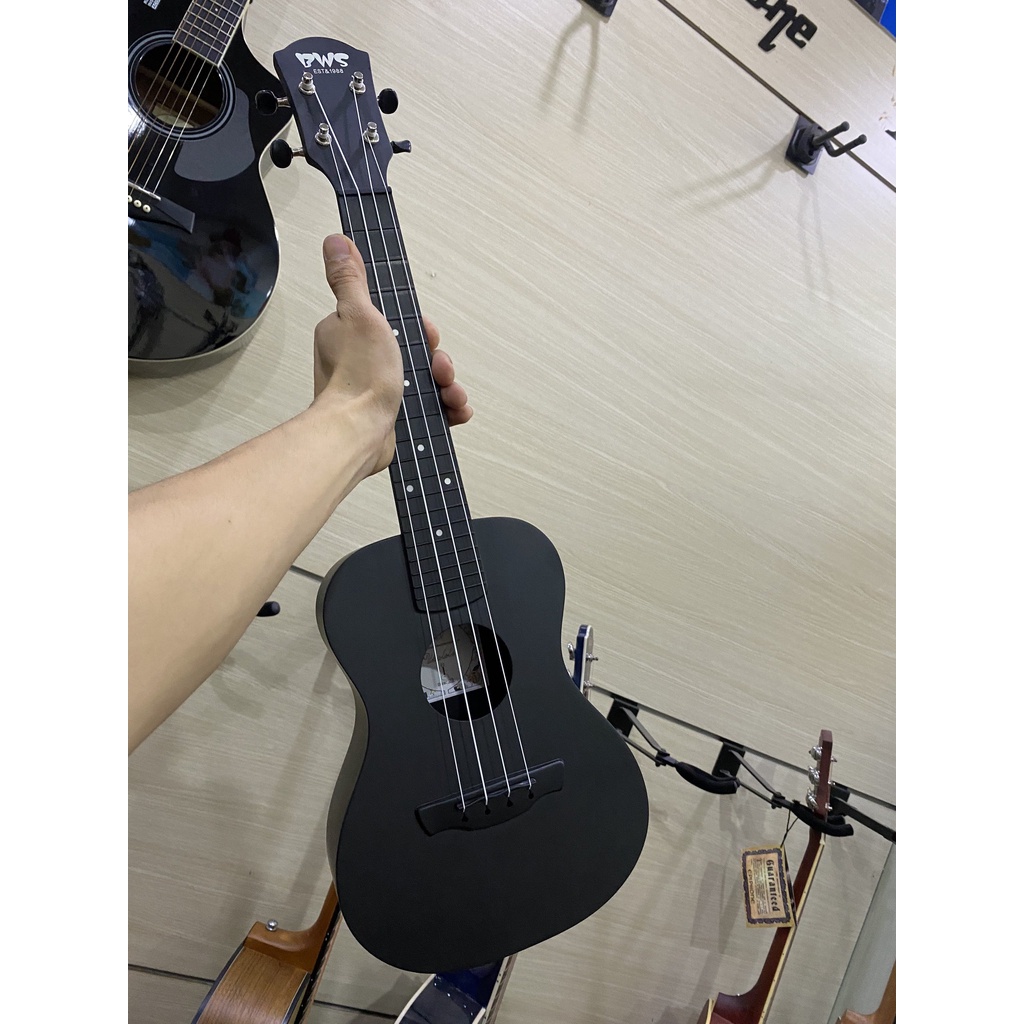 Đàn Ukulele chính hãng BWS size Concert - Carbon Fiber chuyên dụng