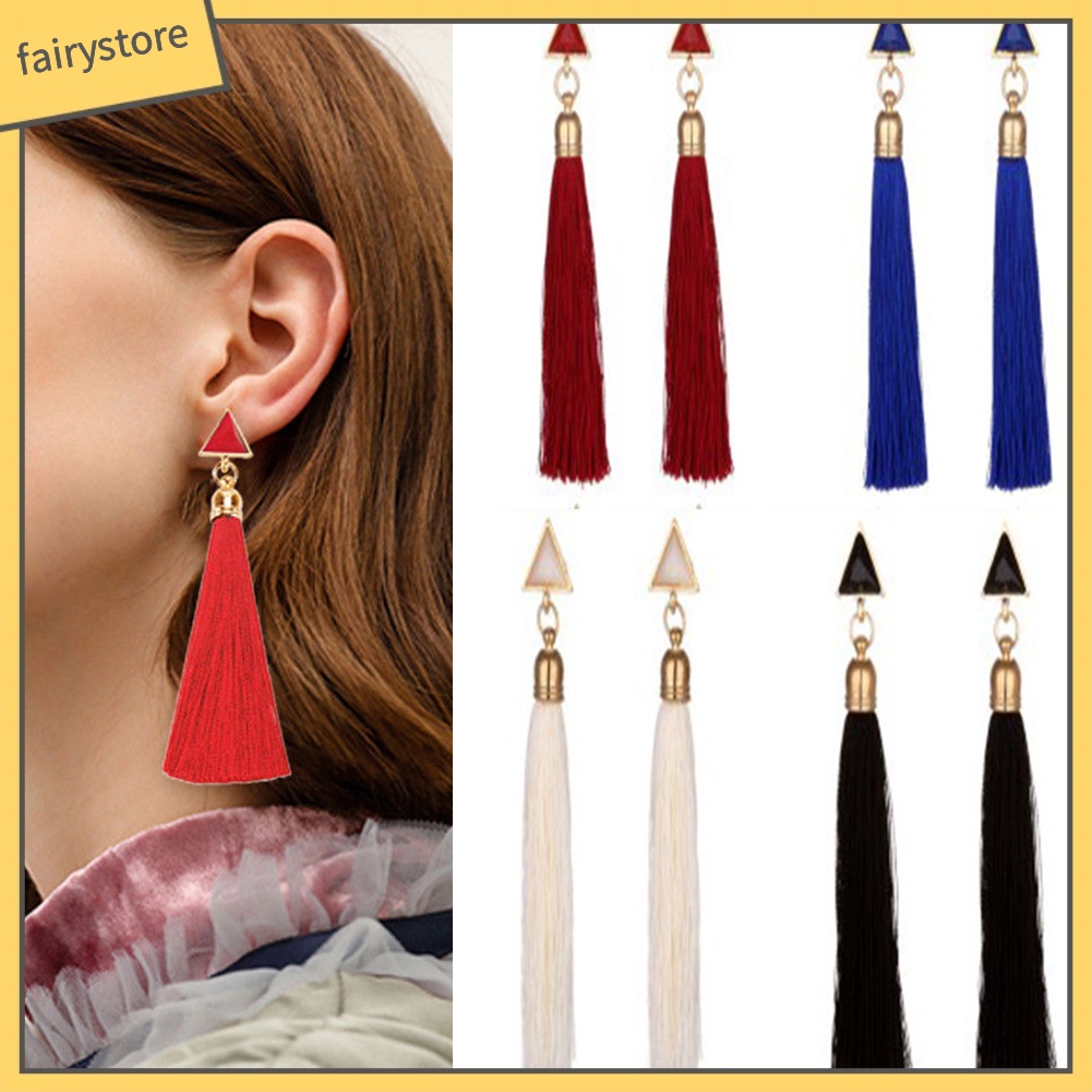 Khuyên tai dáng dài phong cách thời trang Bohemian nữ