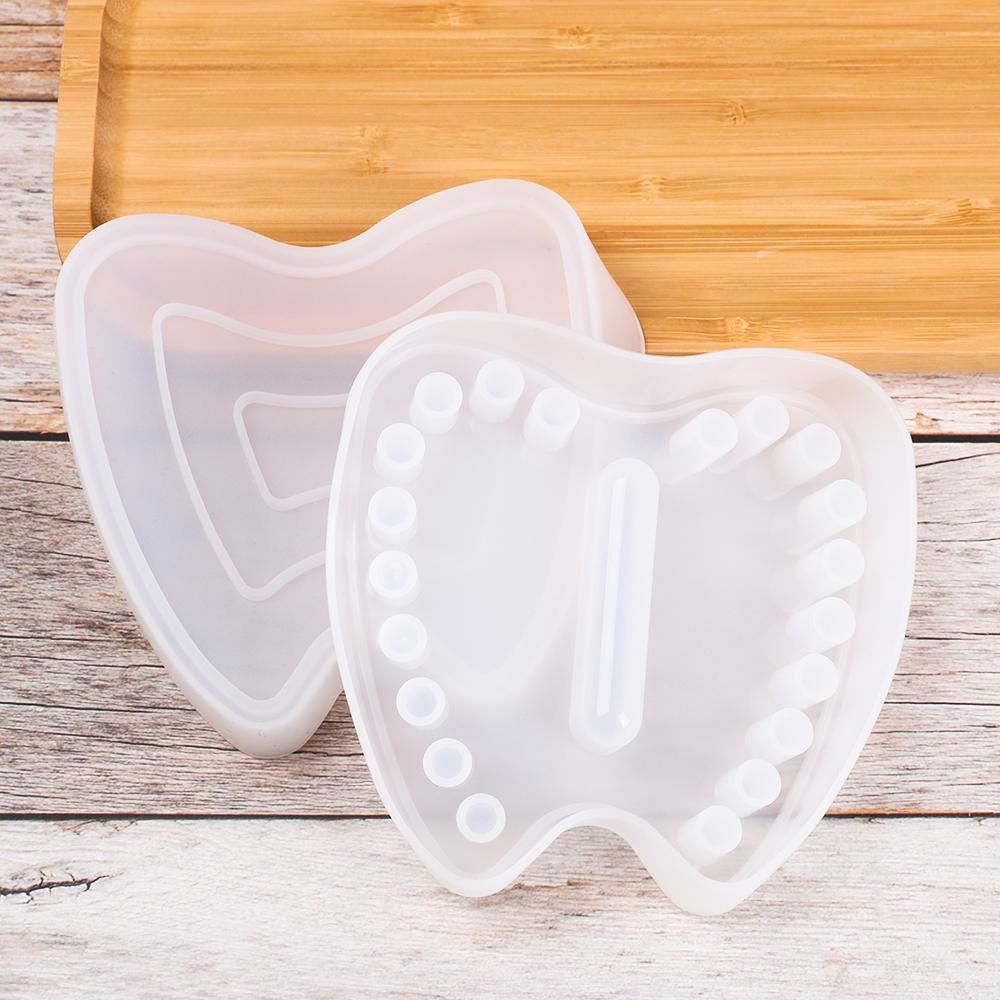 Khuôn Làm Hộp Đựng Răng Sữa Em Bé Bằng Resin Thủ Công Giá Đỡ