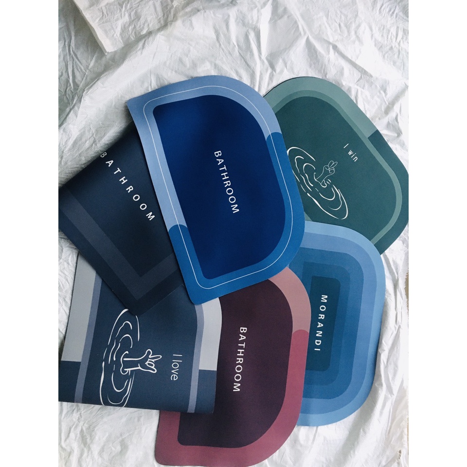 Thảm Chân Cao Cấp Silicon Siêu Thấm Nước , Thảm Đá Chống Trơn Trượt Hot 2022