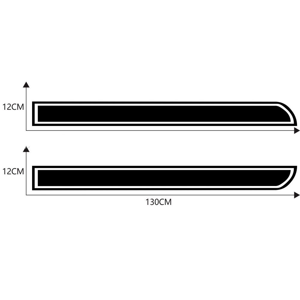 Dải tem dán trang trí nắp capo tô tô ( mẫu 3) ms-222 AutoPlaza tem thiết kế riêng theo từng đơn đặt của khách hàng