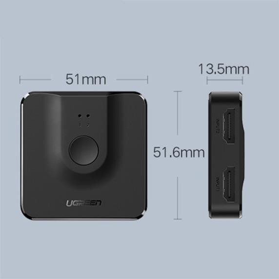Ugreen 50966 - Bộ gộp và chia HDMI 2 chiều hỗ trợ 4K 2K @30Hz ✔HÀNG CHÍNH HÃNG ✔