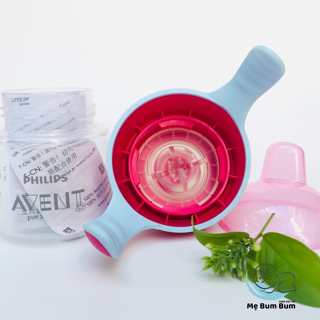 Bình tập uống Avent có tay cầm cho bé từ 6 tháng, 12 tháng