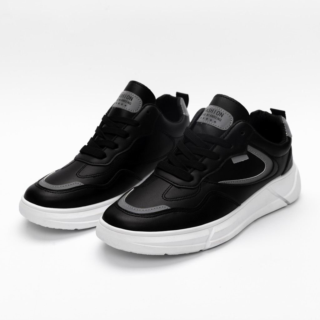 Giày nam sneaker kiểu dáng thể thao, sneaker nam chất da trơn dễ vệ sinh - GB145 giaynamdep