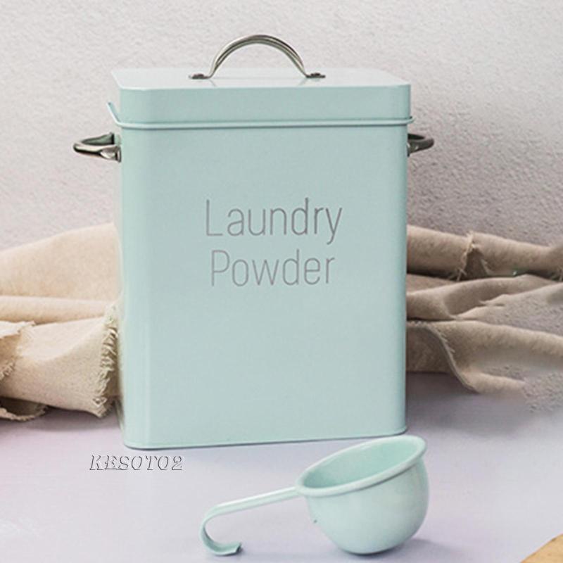 [Kesoto2] Thùng Đựng Bột Giặt / Hộp Đựng Gạo / Thực Phẩm