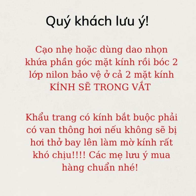 Khẩu trang vải cho bé có kính che giọt bắn và van thông hơi, chống bụi mịn cao cấp - XMAY LyPeo Fashion BB 💚