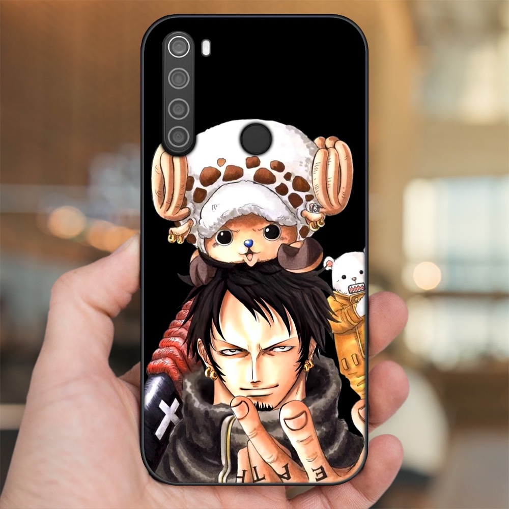 Ốp lưng Xiaomi Redmi Note 8 viền đen in hình Law One Piece