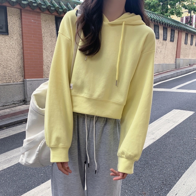 Áo hoodie nữ tay dài dáng rộng 46336 | BigBuy360 - bigbuy360.vn