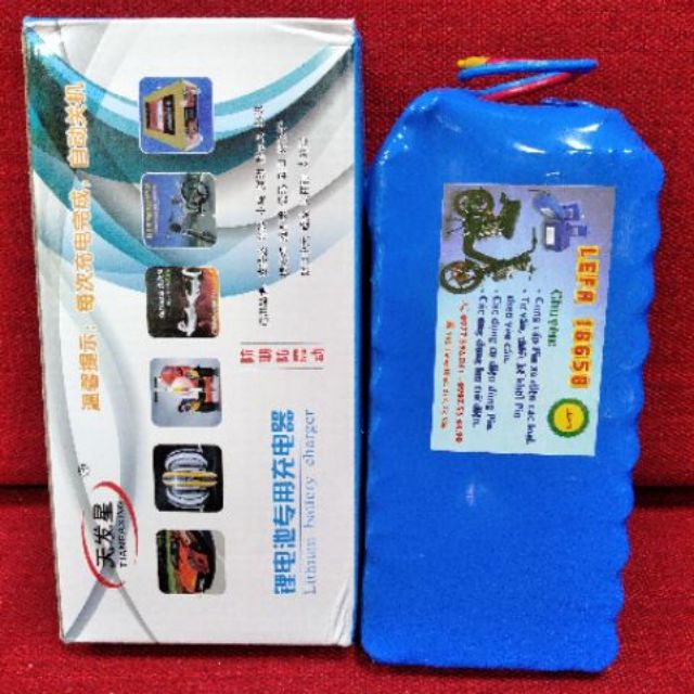 Pin 36V 13Ah 15,6Ah + Sạc