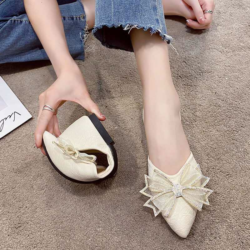 GIÀY BÚP BÊ NỮ NƠ THẮT DA MỀM ÊM CHÂN FULLBOX mã 888 | BigBuy360 - bigbuy360.vn