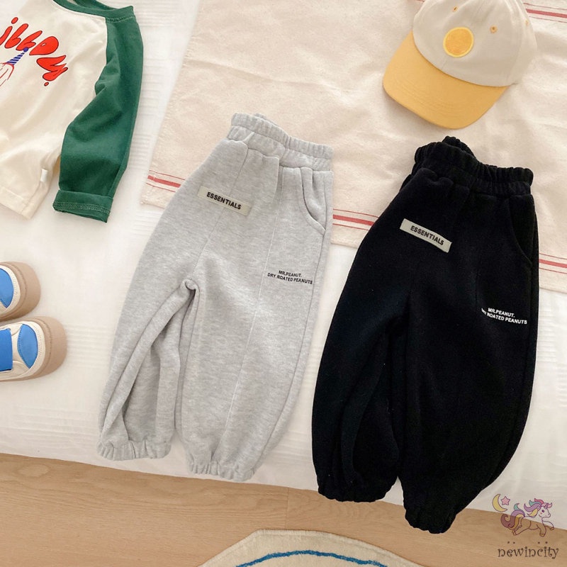 Quần In Chữ Phong Cách Hàn Quốc Cho Bé