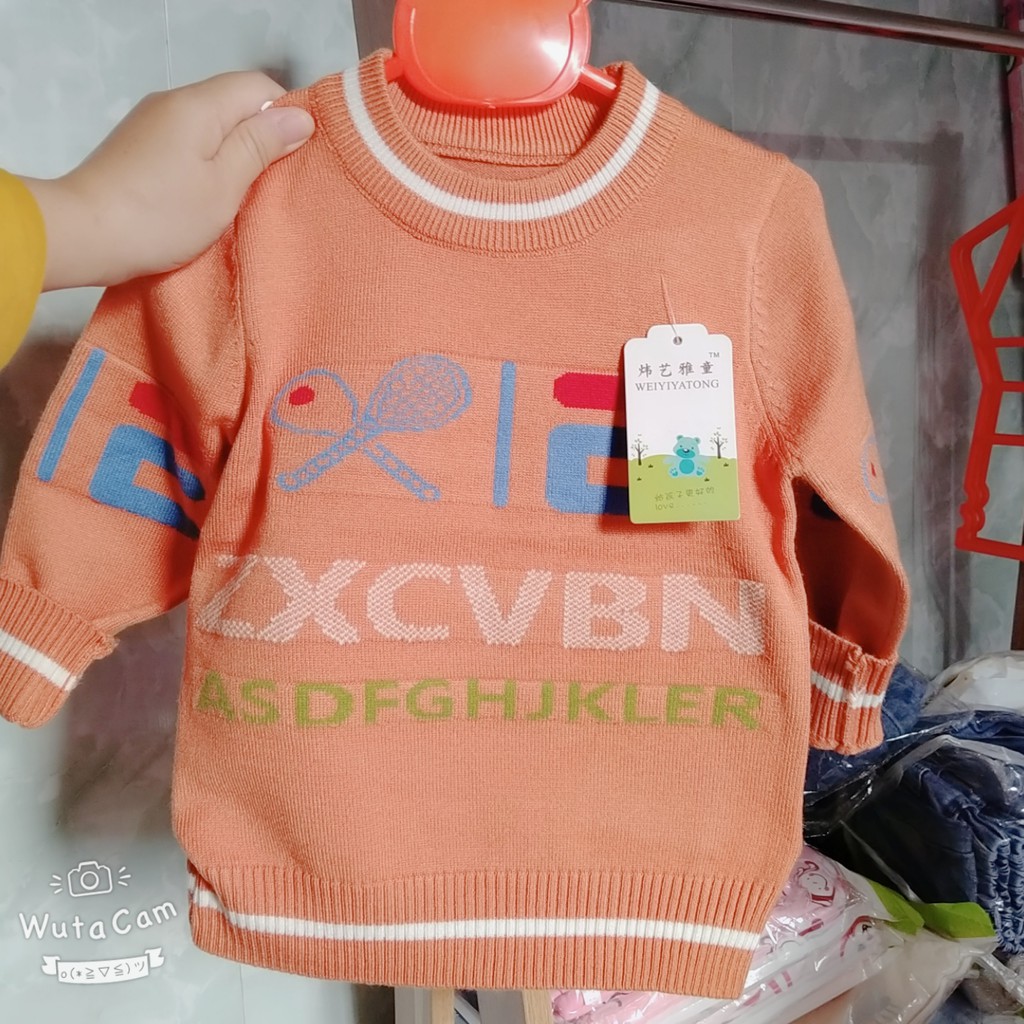 Áo len quảng châu bé trai 9-18kg (1-5T)