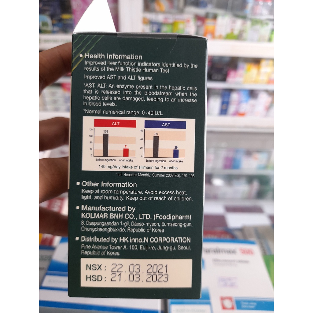 Viên uống bổ gan Hàn Quốc Condition Liver hỗ trợ giải độc, tăng cường chức năng gan Hộp 90 Viên