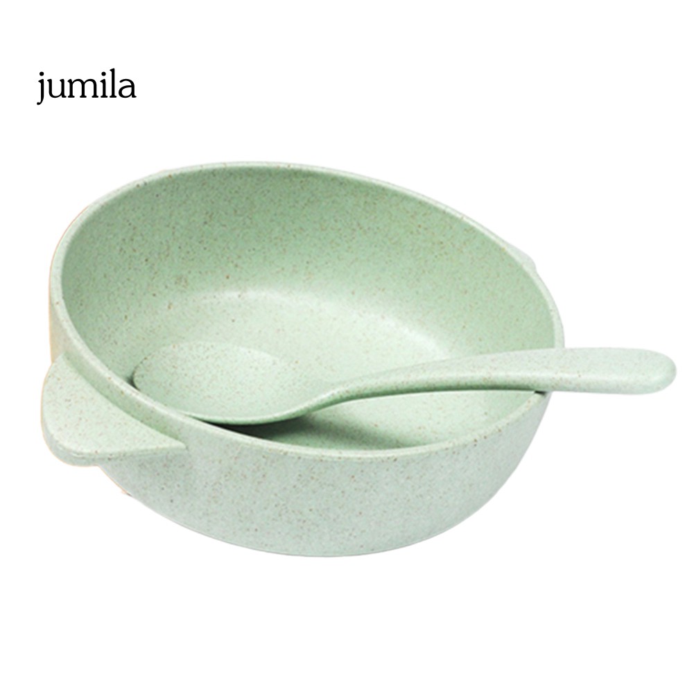 Set 2 Bát Ăn Bằng Rơm Lúa Mì An Toàn Cho Bé