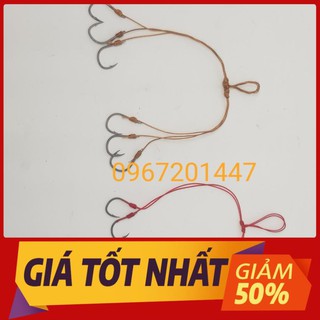 [ XẢ HÀNG ] thẺO câu cá 6 lưỡi,4 lưỡi-thẻo câu cá,bộ lưỡi câu cá