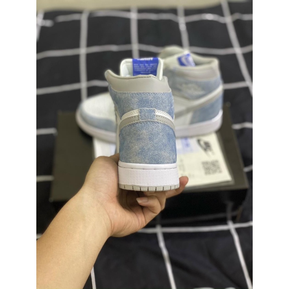 [Full box] giày AIR JORDAN 1 CAO CỔ HYPER ROYAL XANH NỈ CAO CẤP | BigBuy360 - bigbuy360.vn