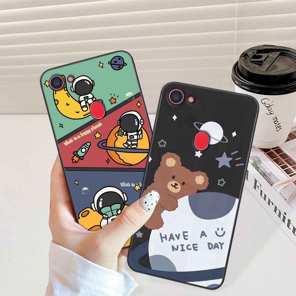 Ốp Oppo F5 / F5 Youth / F7 in hình vũ trụ, phi hành gia bầu trời cute dễ thương