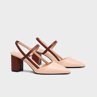 Giày sandal gót vuông MZG03