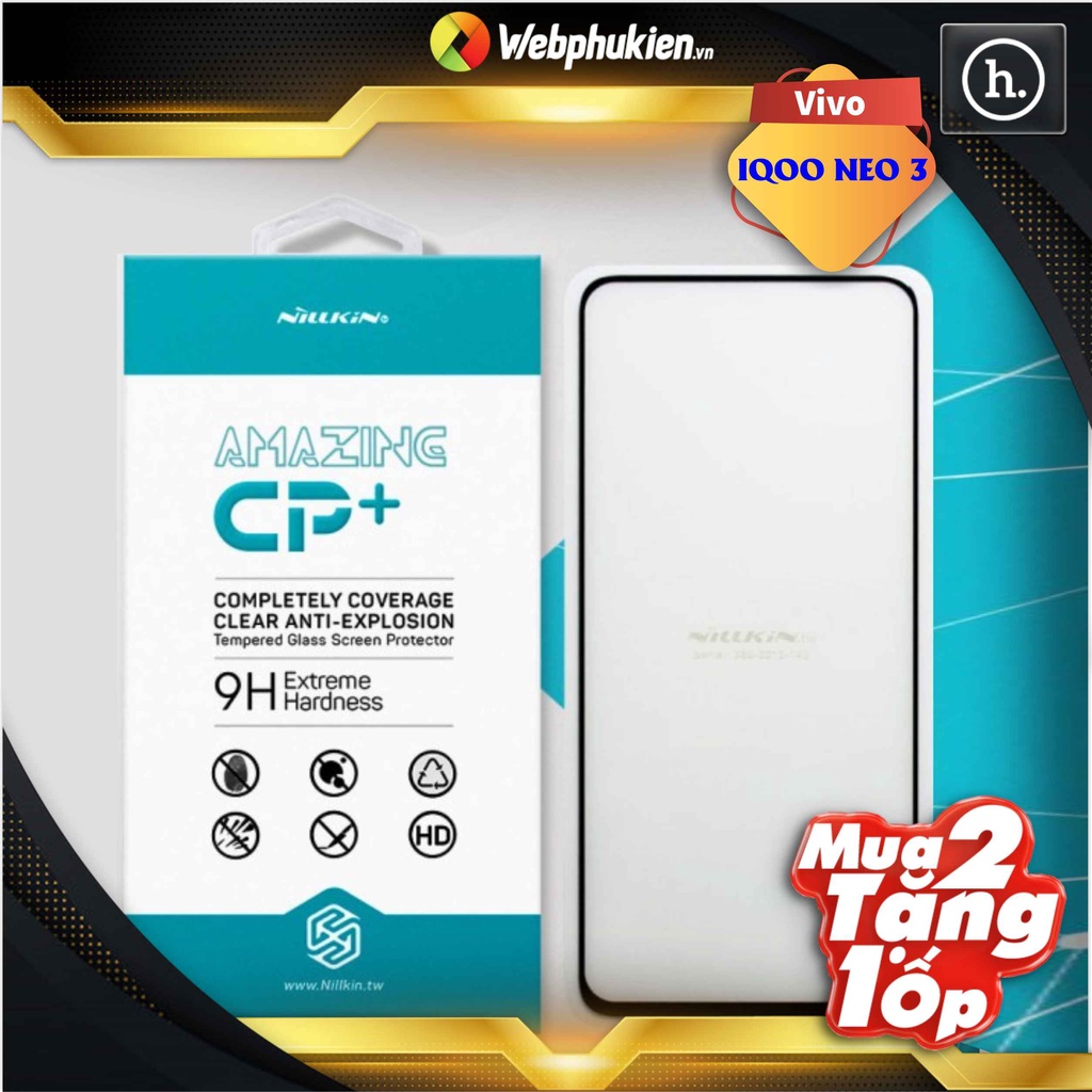 Kính cường lực cho VIVO IQOO NEO 3 hiệu Nillkin