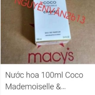 Nước hoa COCO INTENSE/MADEMOI.../N5/COCO ĐEN