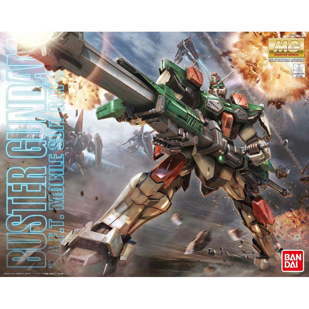 Mô Hình Gundam MG Buster Gat-X103 Bandai Seed 1/100 Master Grade Đồ Chơi Lắp Ráp Anime Nhật